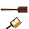 Vecchio Brown leather luggage tag floto