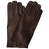 Floto men's cashmere lined brown leather gloves