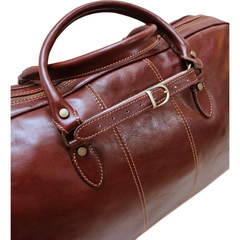 Rolling Luggage Leather Trolley Strap Keeper Floto