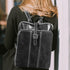 floto venezia leather backpack knapsack satchel bag black