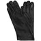 Floto women's cashmere lined black leather gloves