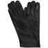 Floto women's cashmere lined black leather gloves