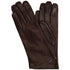 Floto women's cashmere lined brown leather gloves