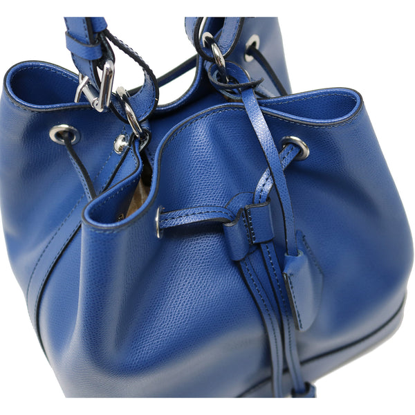 Etro Milano Blue Leather Bucket Backpack Vintage 90s Etro Milano Paisley Sling Bag - Made in Italy - Etsy main image 2