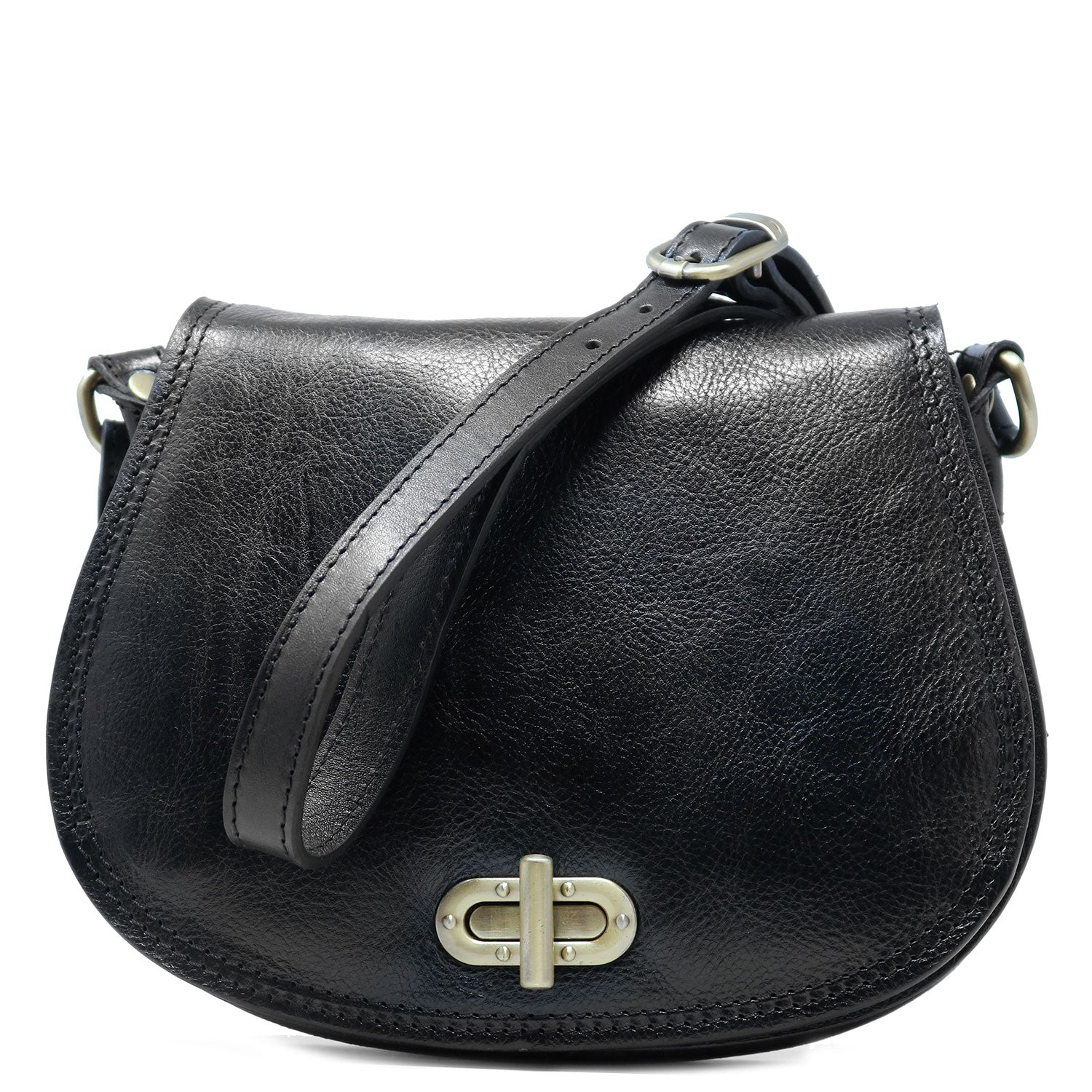 Firenze Italian Leather Saddle hot bag crossbody